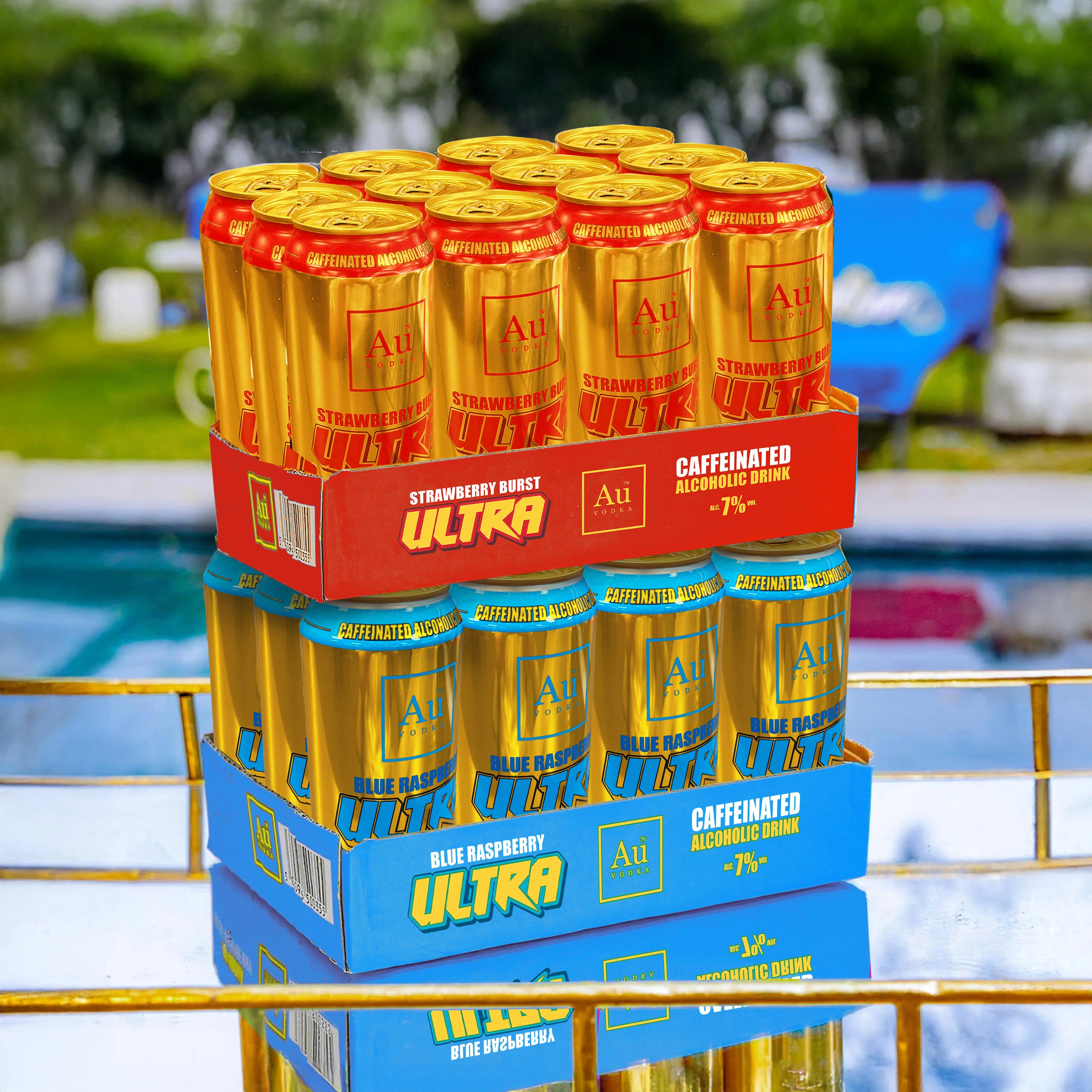 Au Vodka 2 for £50 Case of Cans - 24 Pack - Image 3