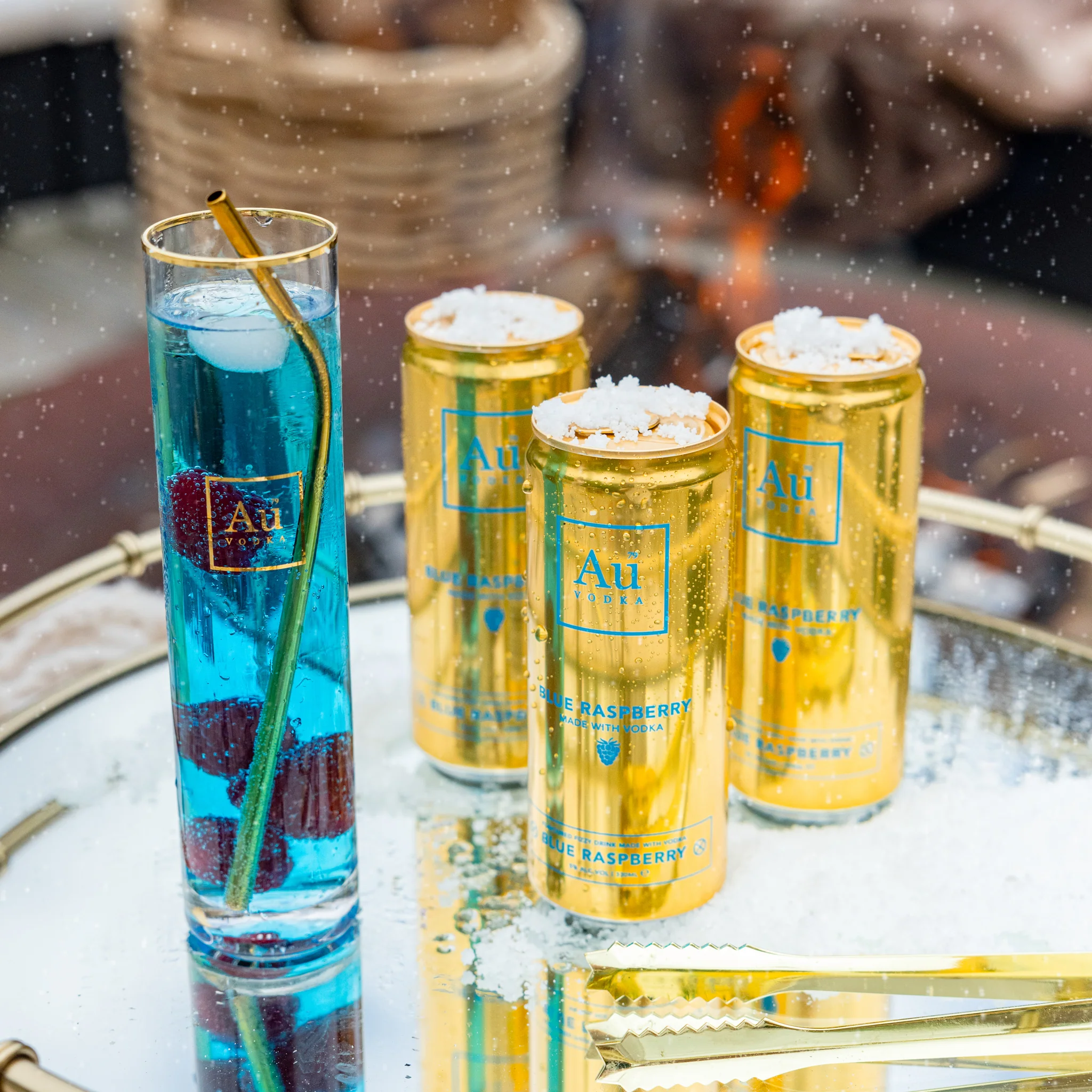 Au Vodka Blue Raspberry Pre-Mixed Cans - 12 Pack - Image 6
