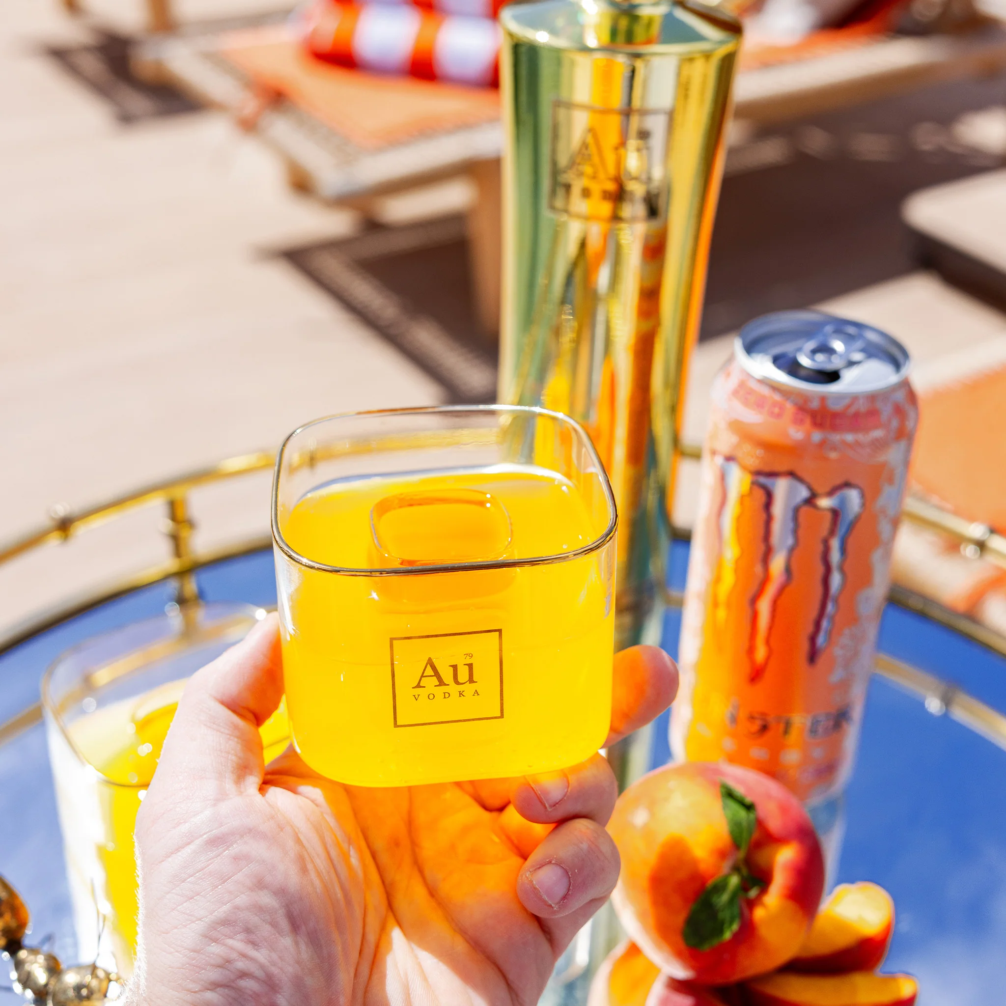Au Vodka Bomb Glass