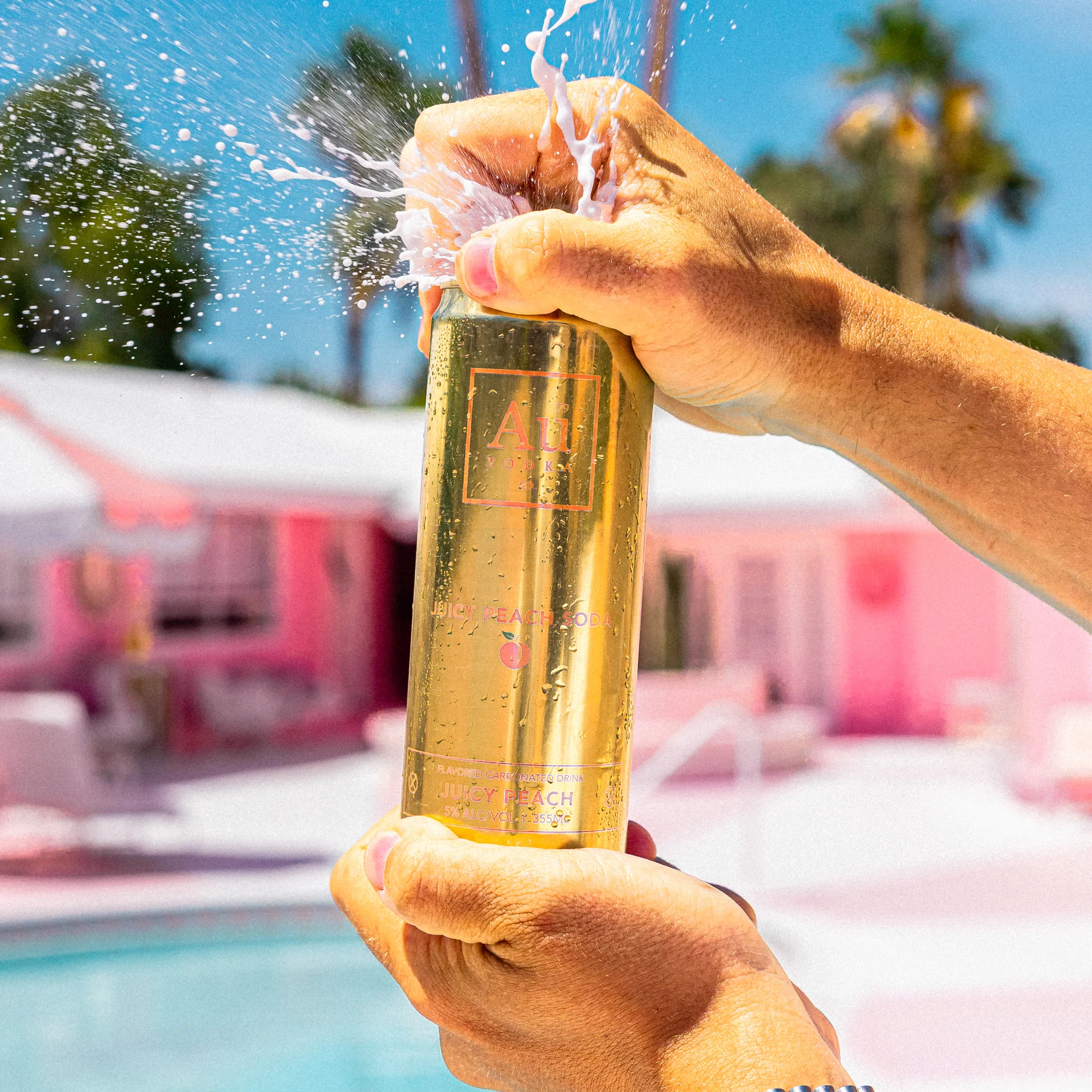 Au Vodka VIP Juicy Peach Pre-Mixed Cans - 12 Pack - Image 5