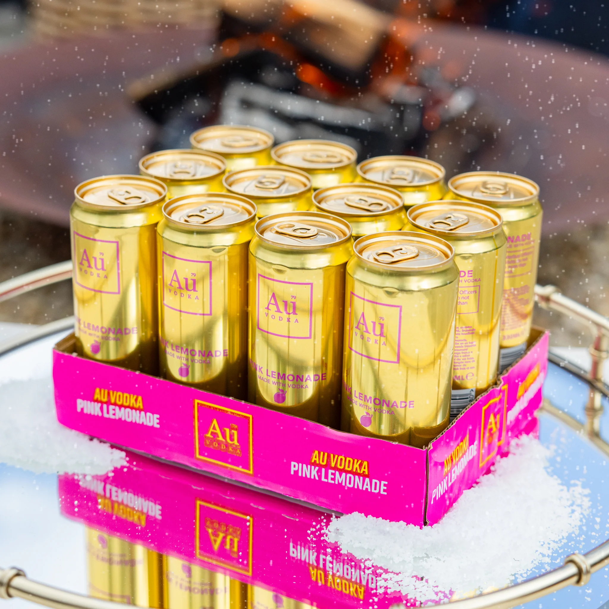 Au Vodka Pink Lemonade Pre-Mixed 10% Import Cans - Case Of 12 - Image 4
