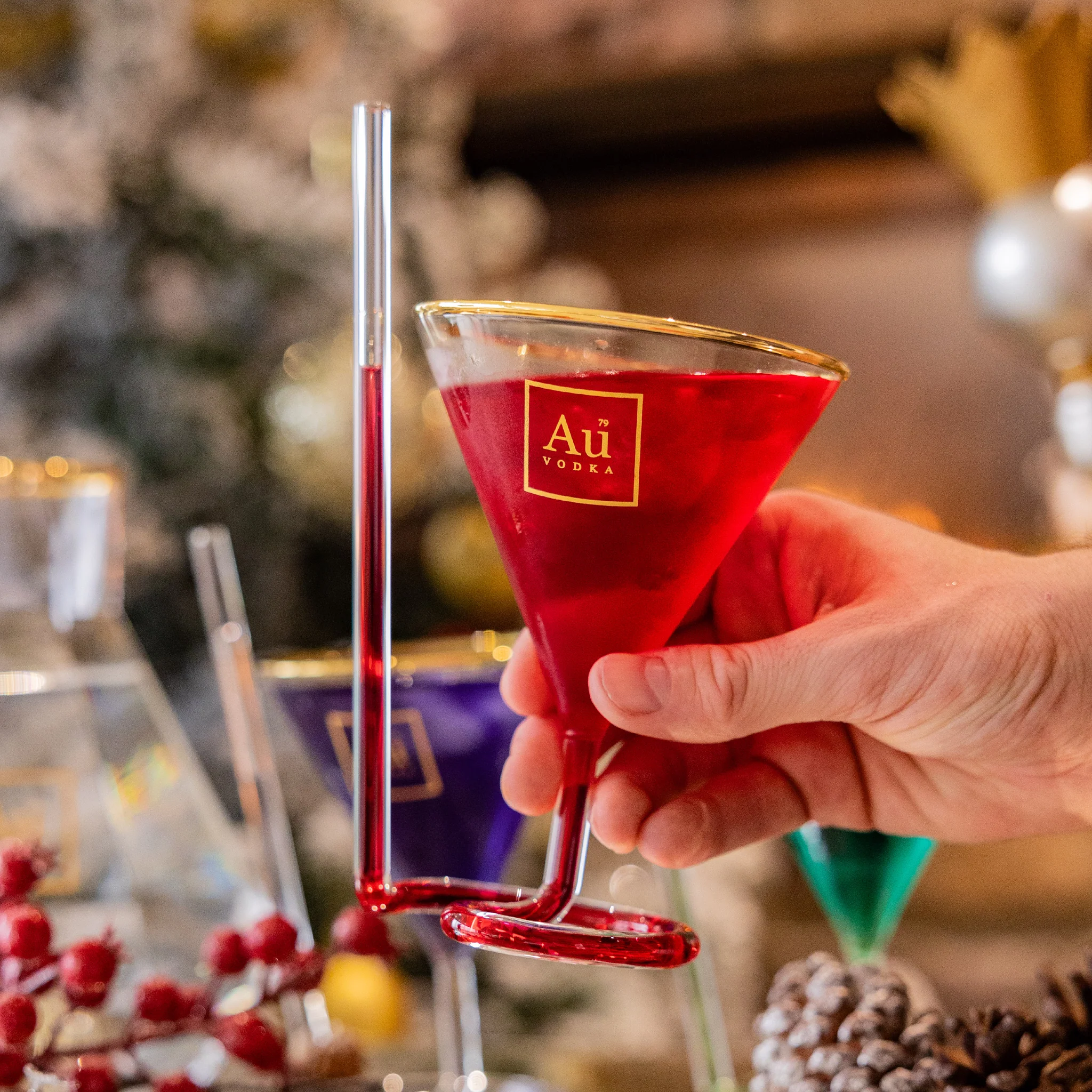 Au Strawtini Glass - Image 4