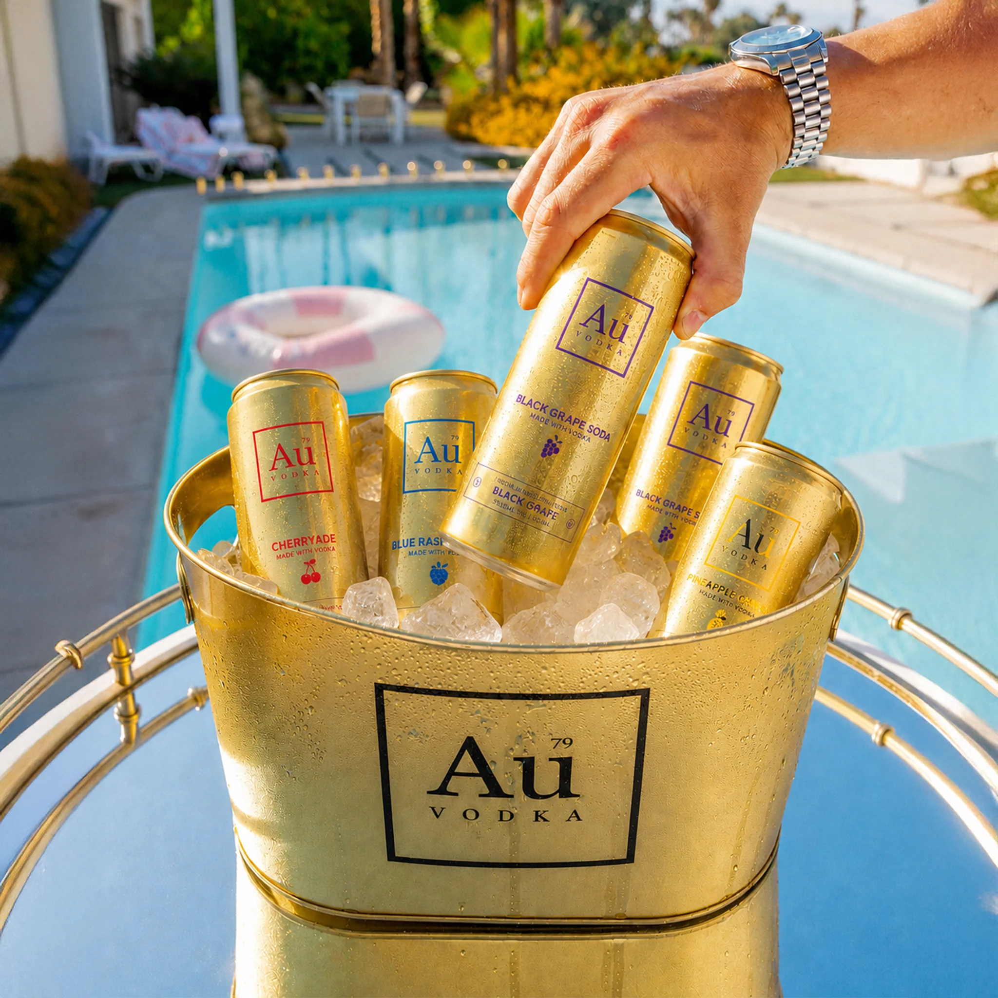 Au Vodka Variety Ice Bucket - 8 Pack - Image 2