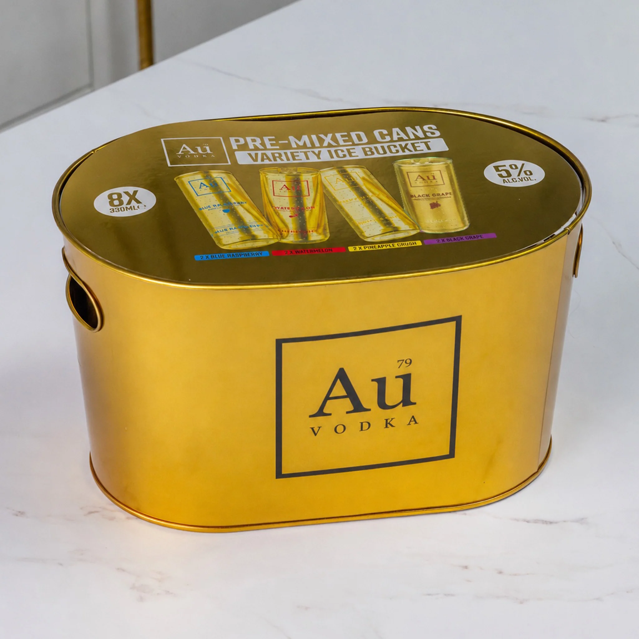 Au Vodka Variety Ice Bucket - 8 Pack - Image 3
